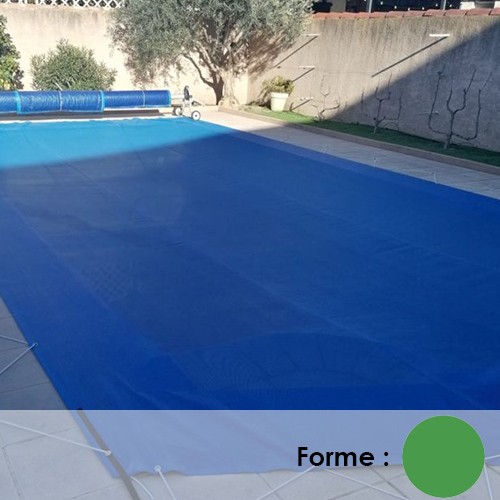 Bâche d'hivernage piscine hors sol circulaire en PVC - Textile Sud